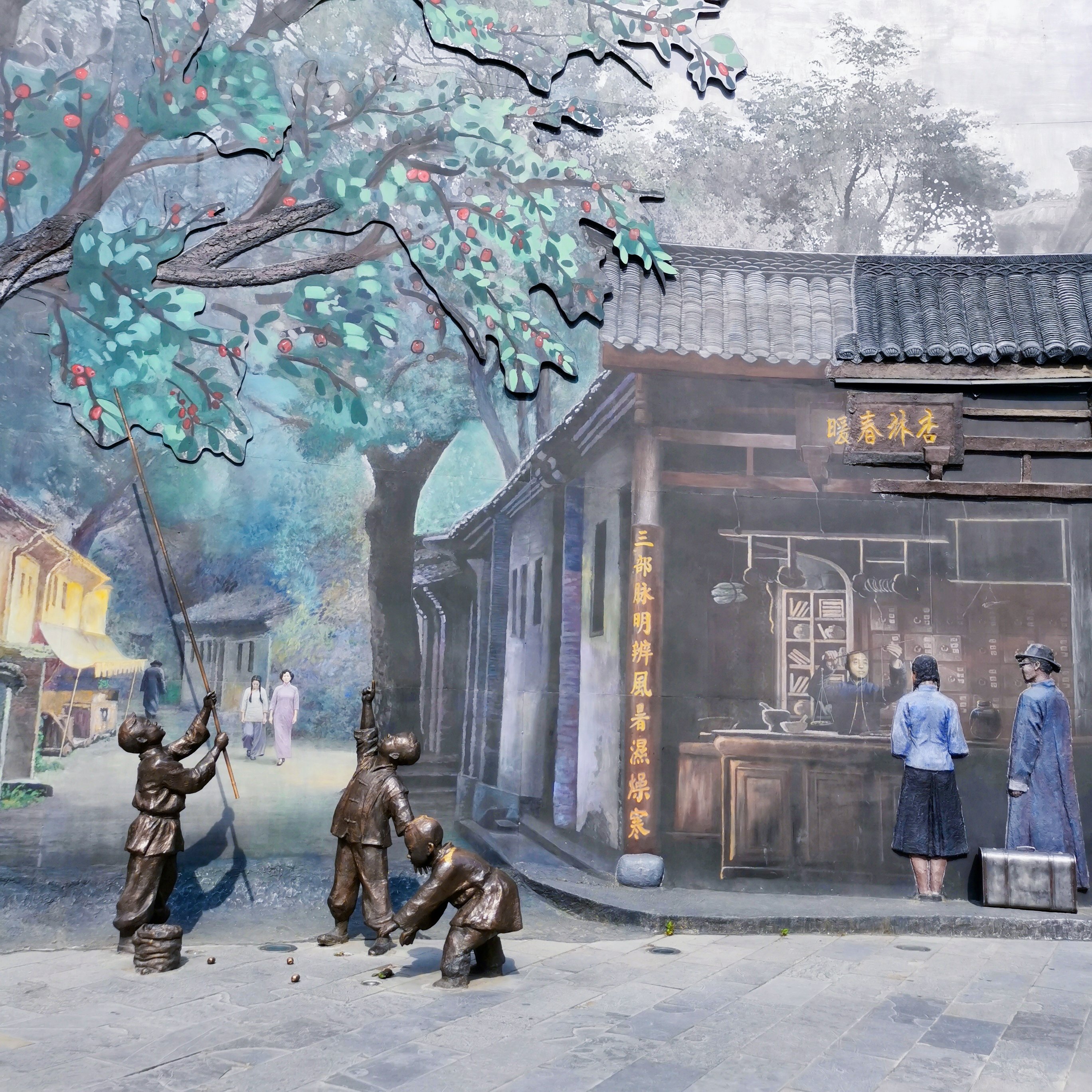 成都市枣子巷景区旅行图片 2