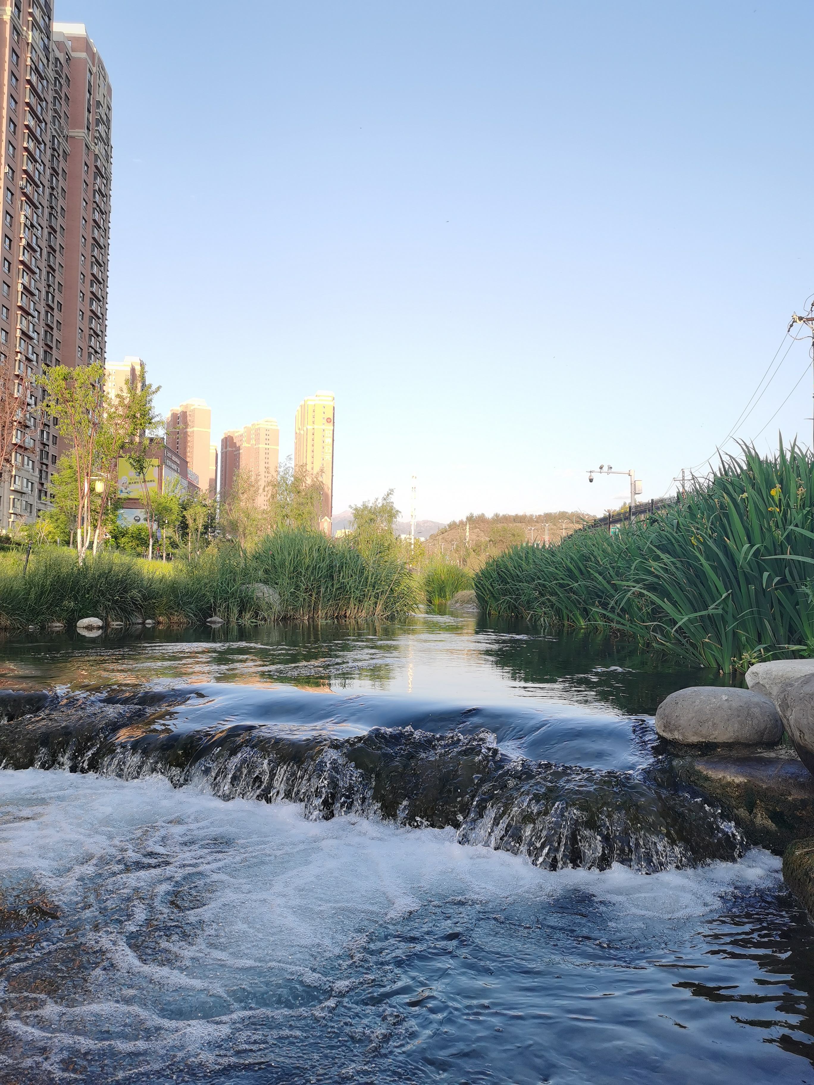 水磨河滨河景观带