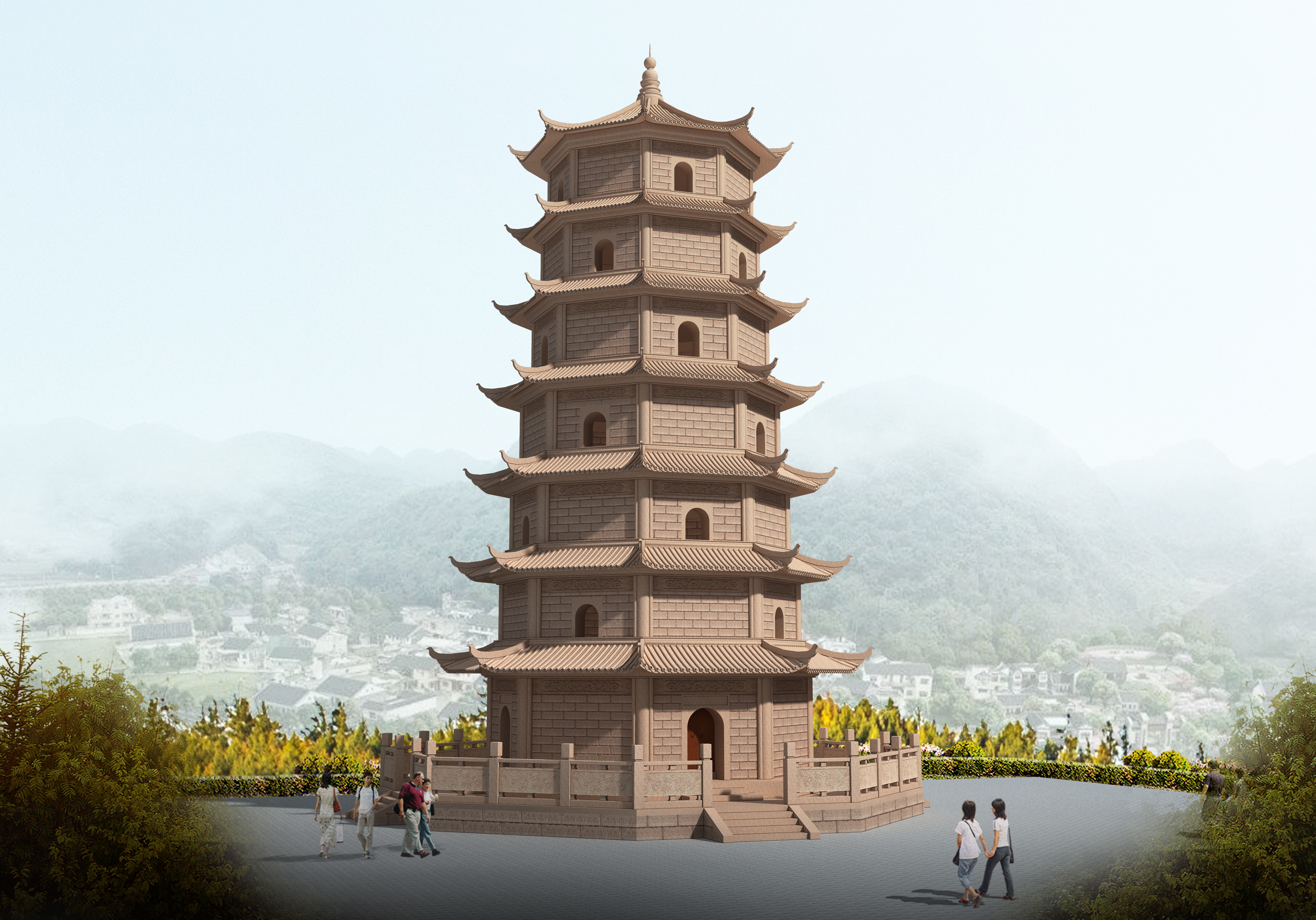 安远廉江塔旅行图片 2